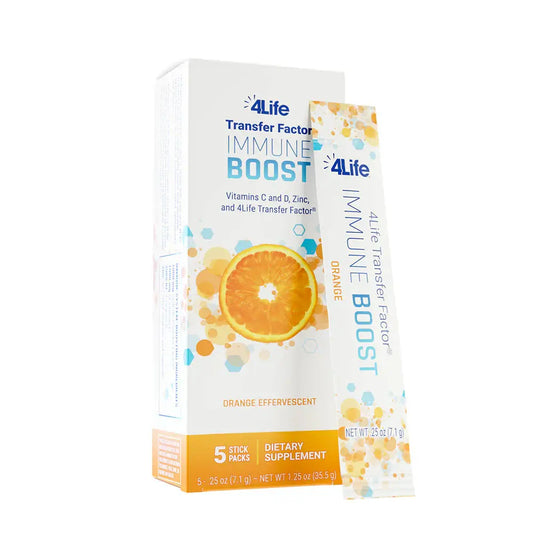4Life Transfer Factor Immune Boost - on-the-go immune defense stick pack with Transfer Factor and elderberry