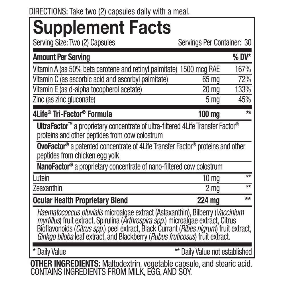 Vista - 4Life Transfer Factor Products