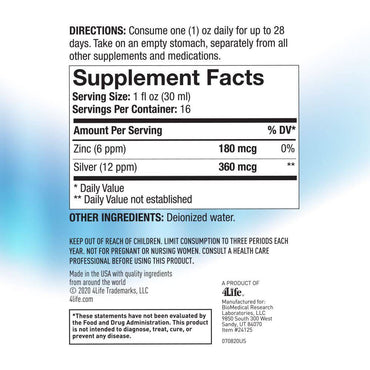 Zinc Factor™ - 4Life Transfer Factor Products