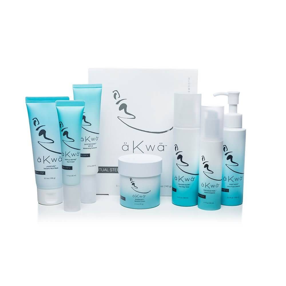 4Life äKwä Skincare System - complete daily skincare routine with cleanser, toner, moisturizer, and SPF