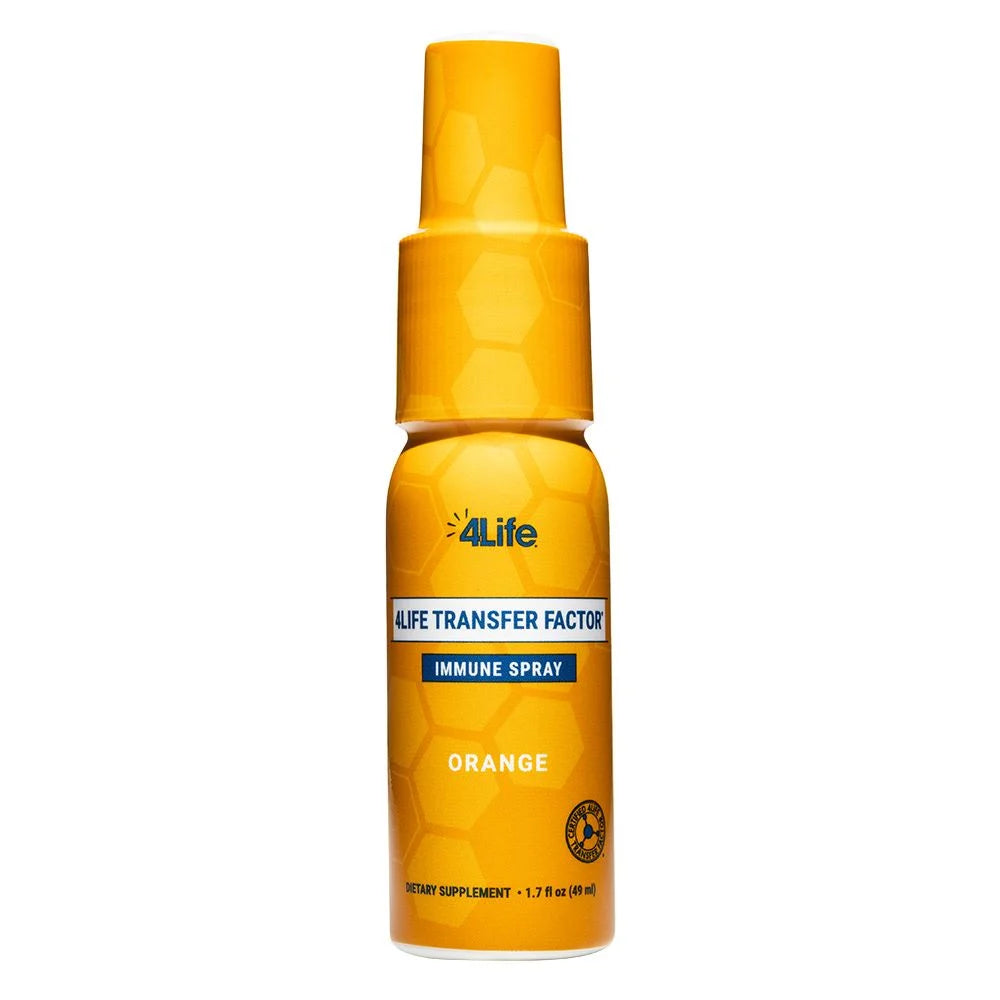 4Life Transfer Factor Immune Spray Orange - oral spray for targeted mouth and throat immune support