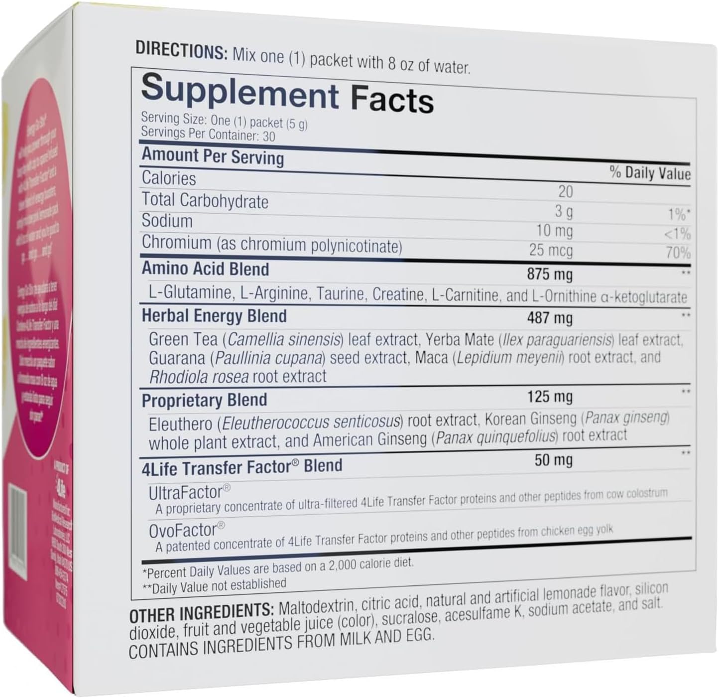Go Stix® Pink Lemonade - 4Life Transfer Factor Products