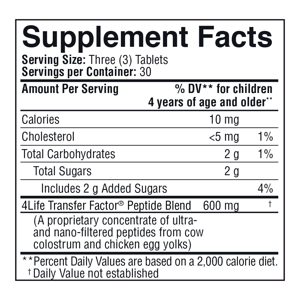 4Life Transfer Factor® Chewable - 4Life Transfer Factor Products