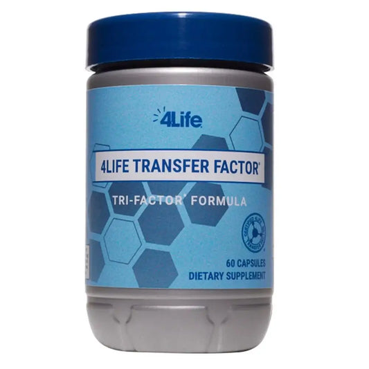 4Life Transfer Factor Tri-Factor Formula bottle - core immune support supplement with three peptide sources