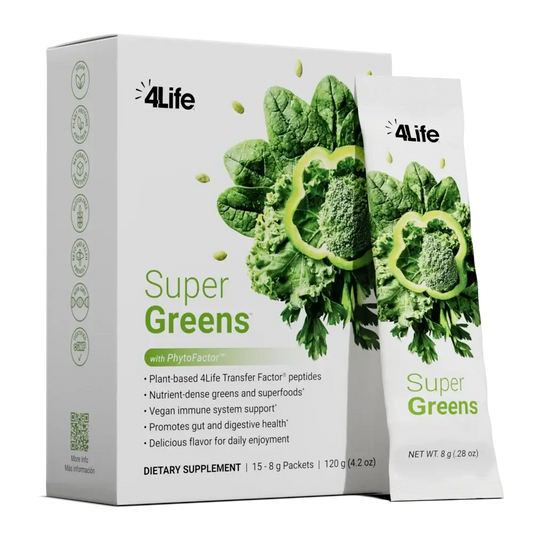 4Life Super Greens - plant-powered daily greens powder with PhytoFactor