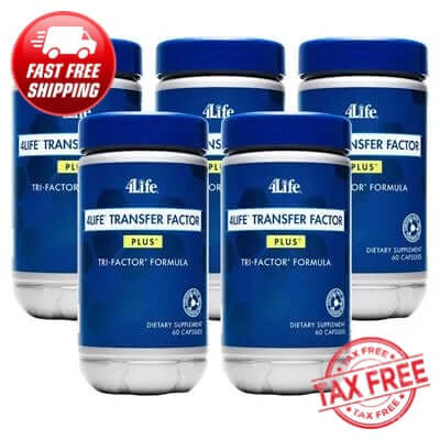5 Pack of Transfer Factor Plus - 4Life Transfer Factor Products