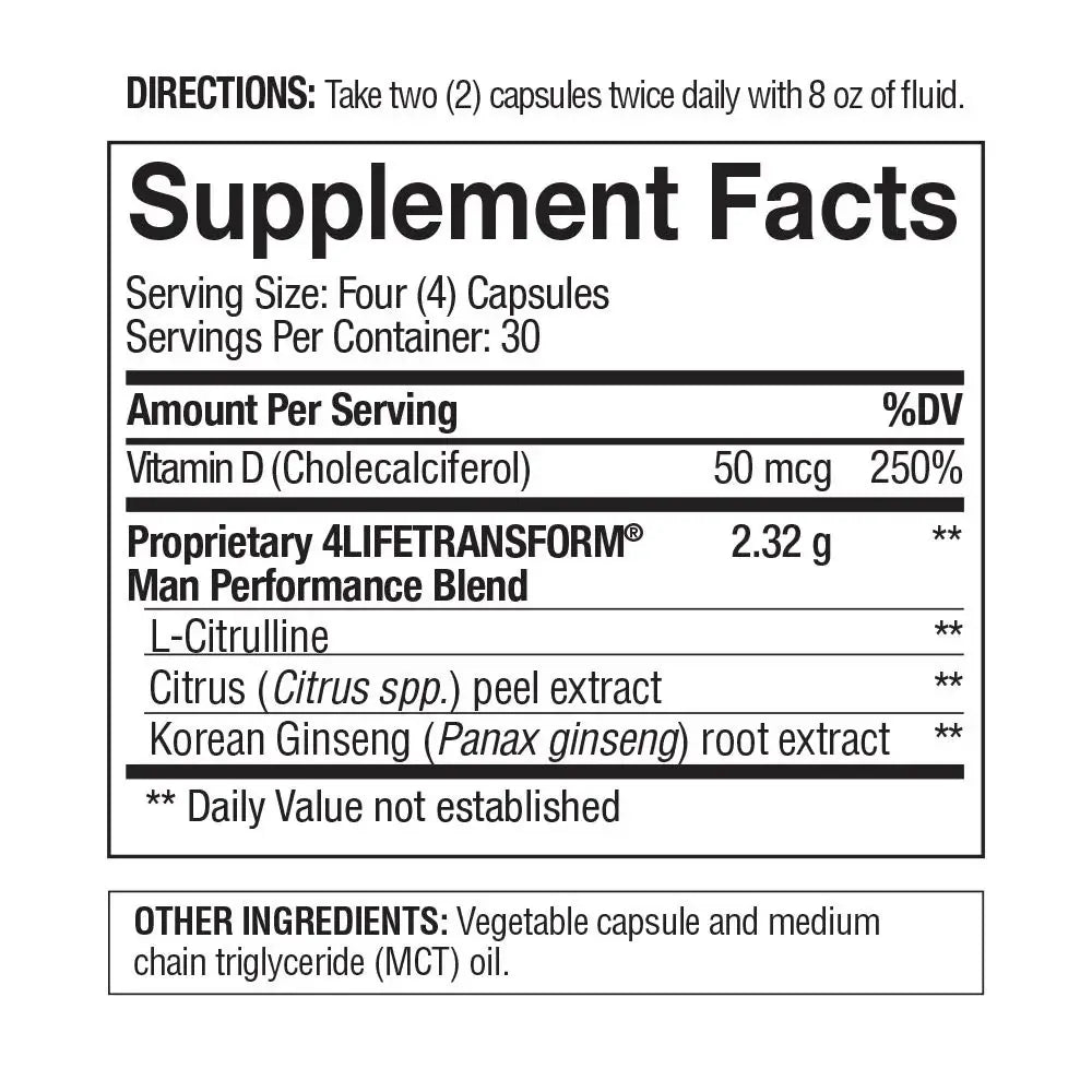 Man - 4Life Transfer Factor Products