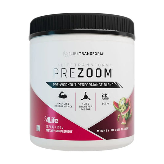 4Life PreZoom - pre-workout energy and focus blend with Transfer Factor