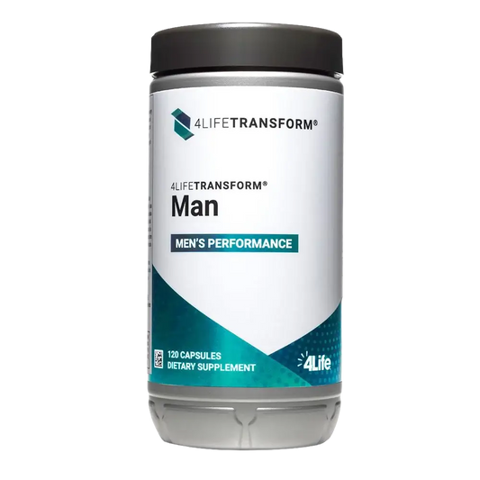 4LifeTransform Man - daily wellness support for men with adaptogens and Transfer Factor