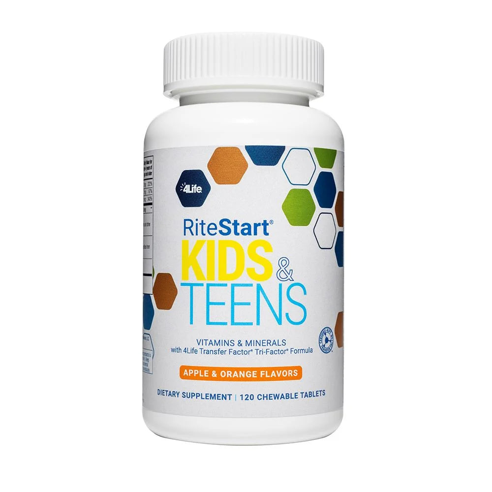 4Life RiteStart Kids and Teens - daily wellness pack with vitamins and Transfer Factor for ages 4 and up