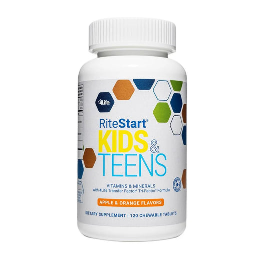 4Life RiteStart Kids and Teens - daily wellness pack with vitamins and Transfer Factor for ages 4 and up
