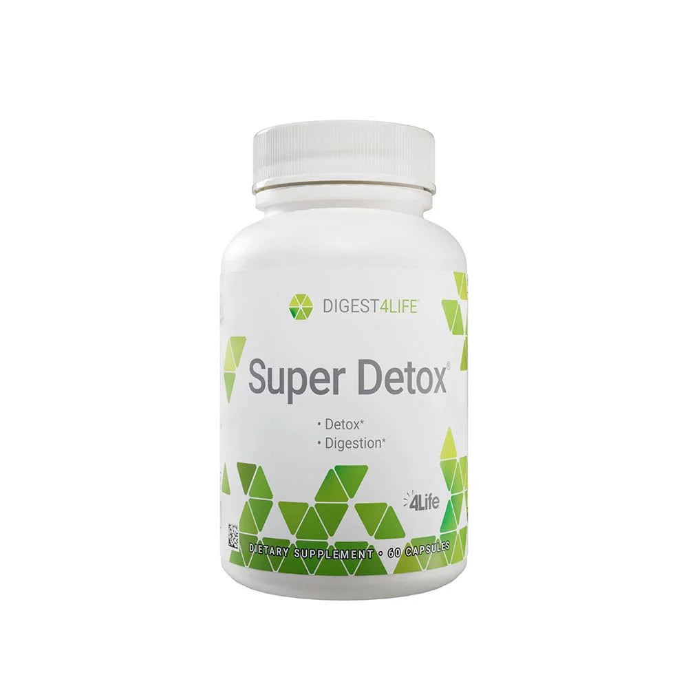 4Life Super Detox - daily liver and detox support with milk thistle, dandelion, and Transfer Factor