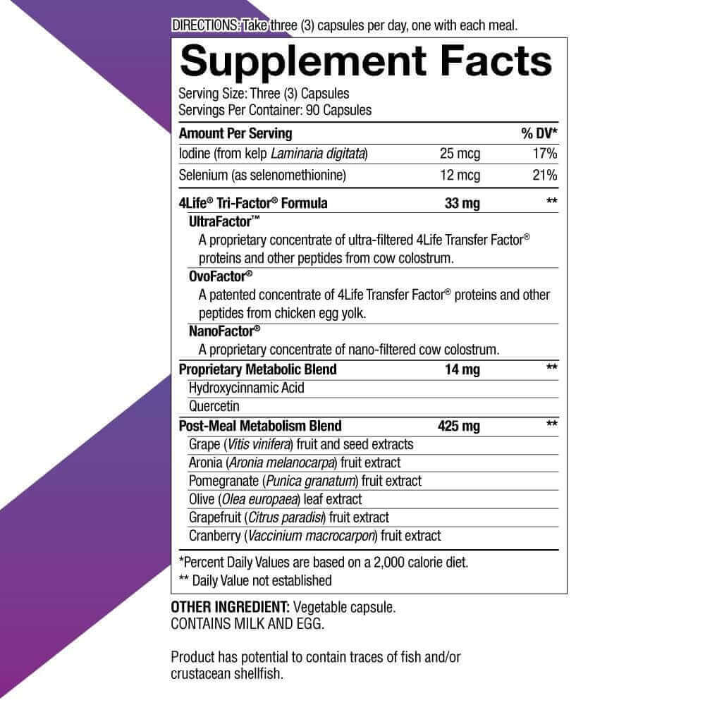 Transfer Factor Metabolite - 4Life Transfer Factor Products