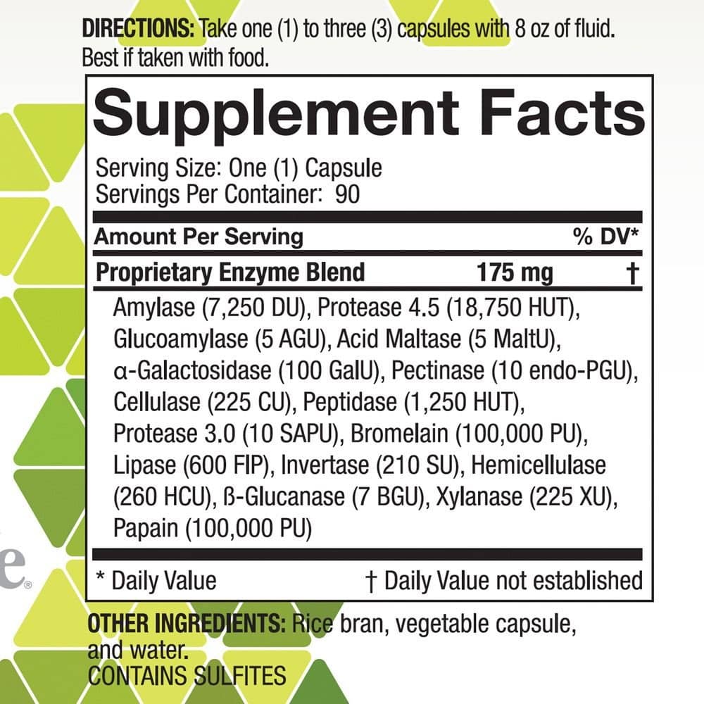 Digestive Enzymes - 4Life Transfer Factor Products