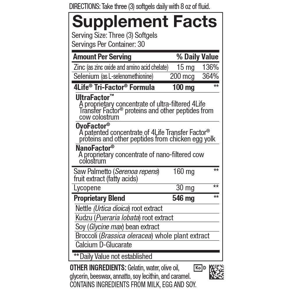 MalePro - 4Life Transfer Factor Products