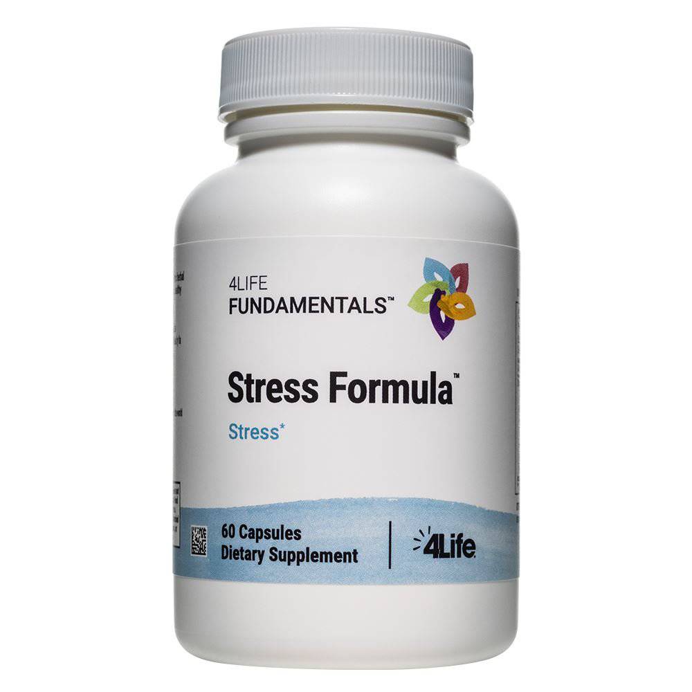 4Life Stress Formula - daily calm, mood, and sleep support with lemon balm and valerian
