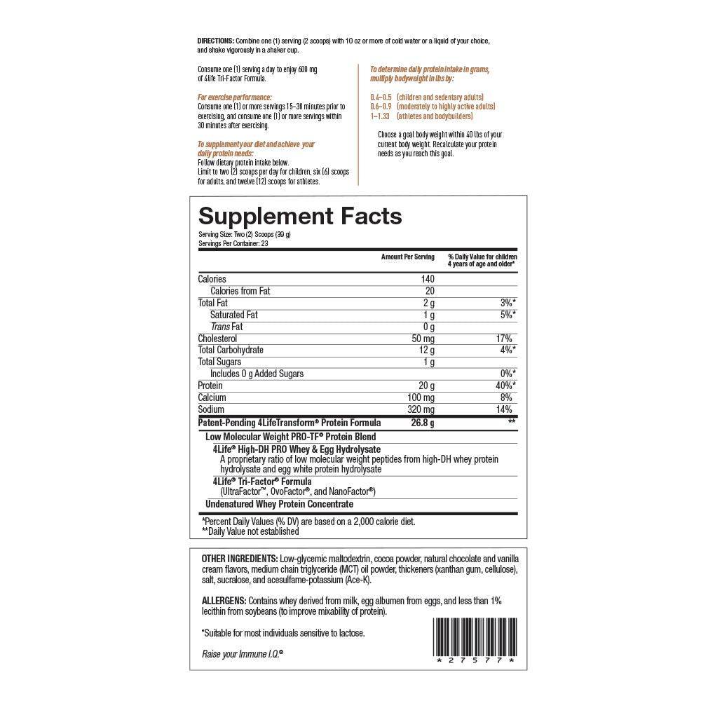 Pro-TF® Chocolate - 4Life Transfer Factor Products