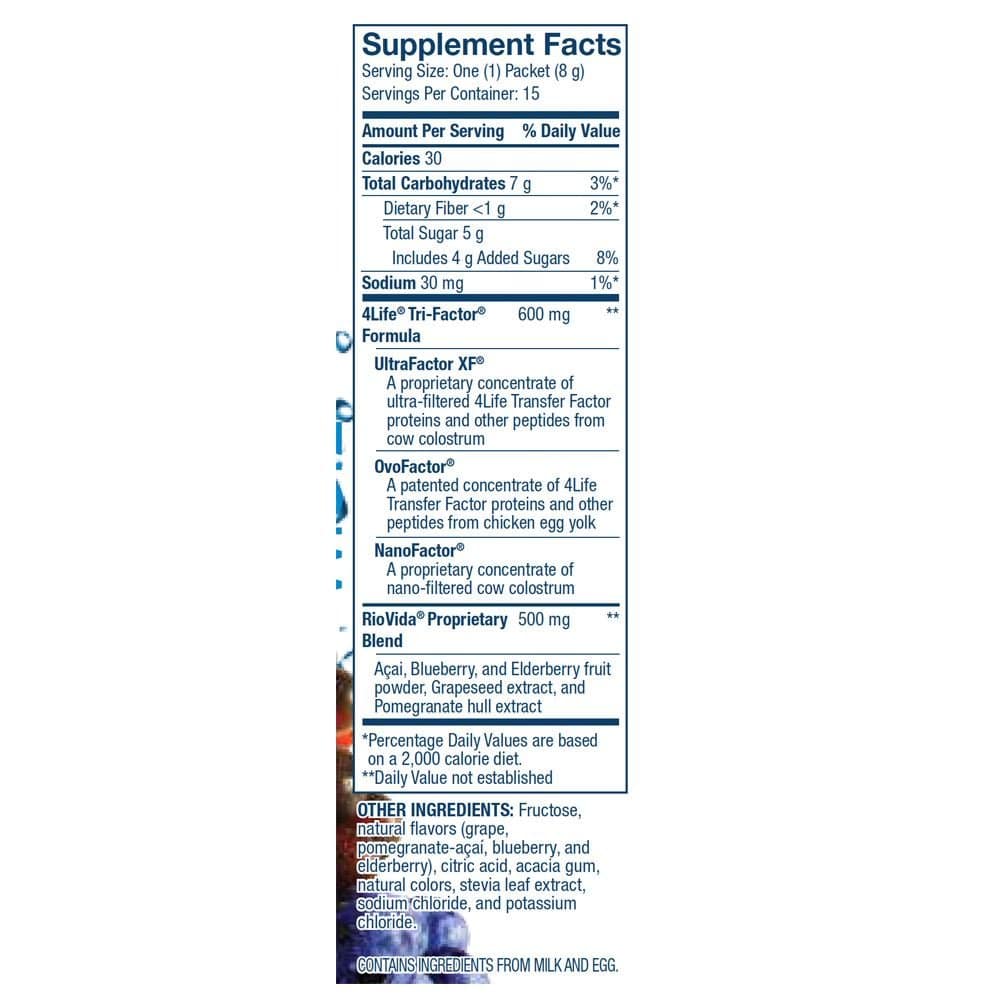 RioVida Stix - 4Life Transfer Factor Products