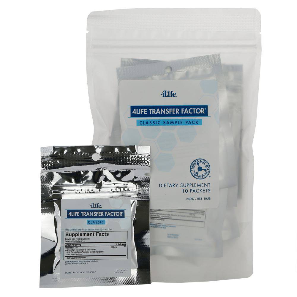 Transfer Factor Classic Sample Packs - 4Life Transfer Factor Products